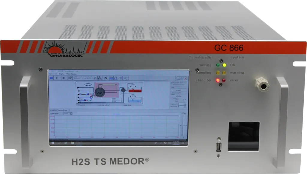 H2S/TOS TS MEDOR, continuous sulfur compound analyser